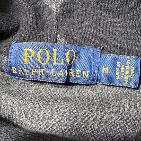 Polo Ralph Lauren Men's Black and Gray Aztec, Southwestern Patterned Hoodie. M - Picture 6 of 14